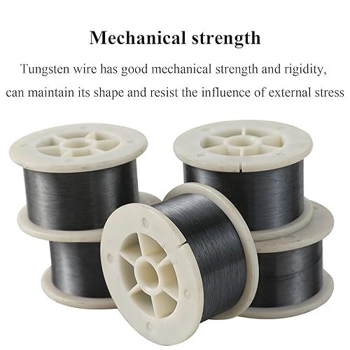 Dây vonfram mịn đường kính 0.02mm 99.95%, dài 1000m, dây vonfram kim loại độ tinh khiết cao, đã làm sạch và duỗi thẳng