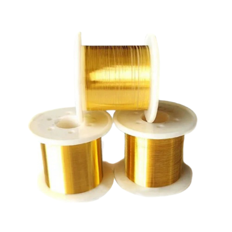 99.999% Gold-Coated Tungsten-Rhenium Wire with 3% Rhenium Alloy and 0.5 Micron Coating Thickness
