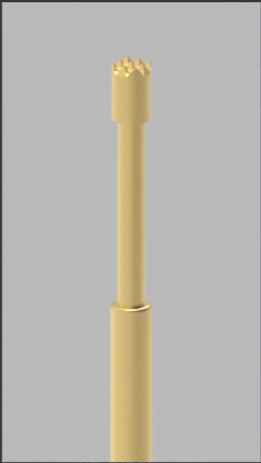 100mil thử nghiệm xuân thăm dò với đầu vương miện và BeCu Plunger cho độ chính xác đánh cao