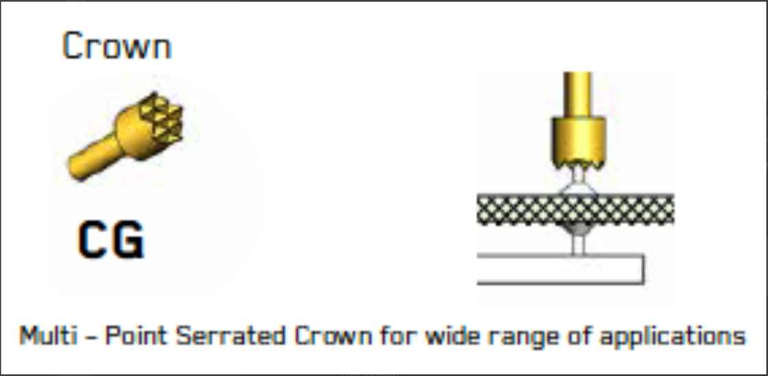 100mil thử nghiệm xuân thăm dò với đầu vương miện và BeCu Plunger cho độ chính xác đánh cao
