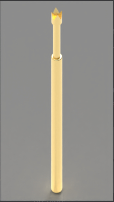 100mil thử nghiệm xuân thăm dò với đầu vương miện và BeCu Plunger cho độ chính xác đánh cao