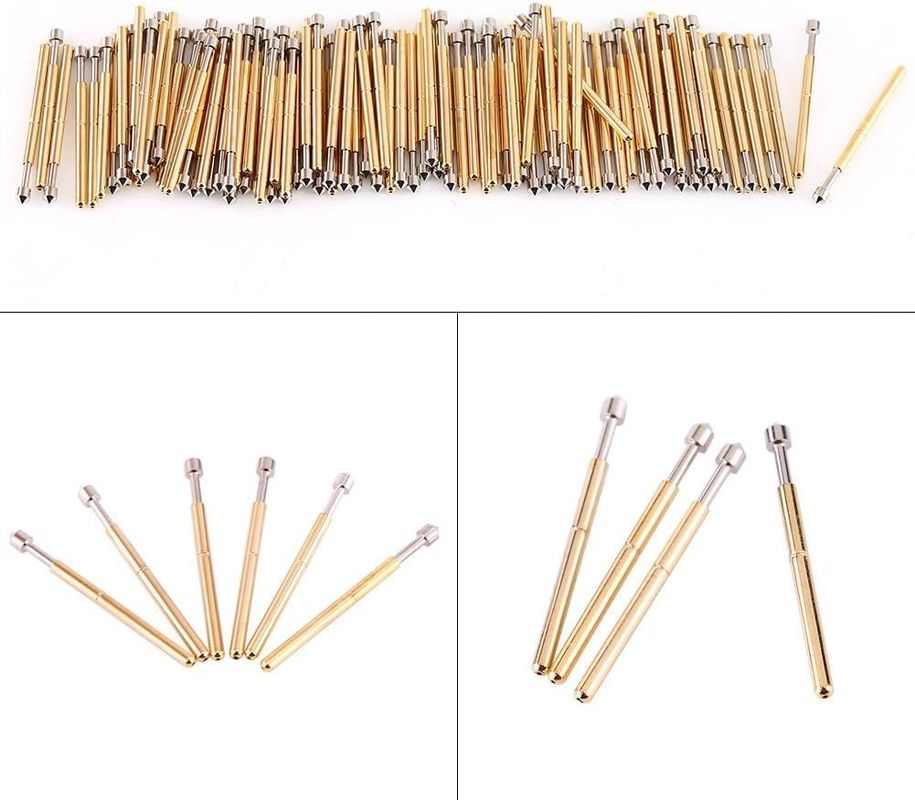 Mẫu pin Pogo với dòng điện 3A 50mΩ kháng và nhịp 2.5mm để thử nghiệm PCB