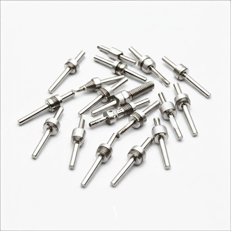 Gold Plated Brass Barrel Spring Test Probe with BeCu/SK4 Plunger and SWP Spring for Precision Testing