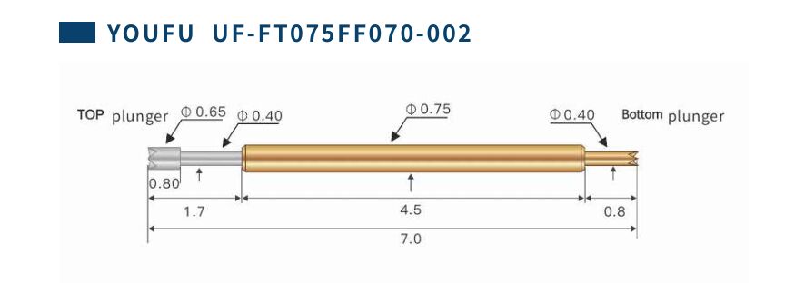 High Precision Double Ended Pogo Pin Spring Loaded Test Probe for ICT & FCT