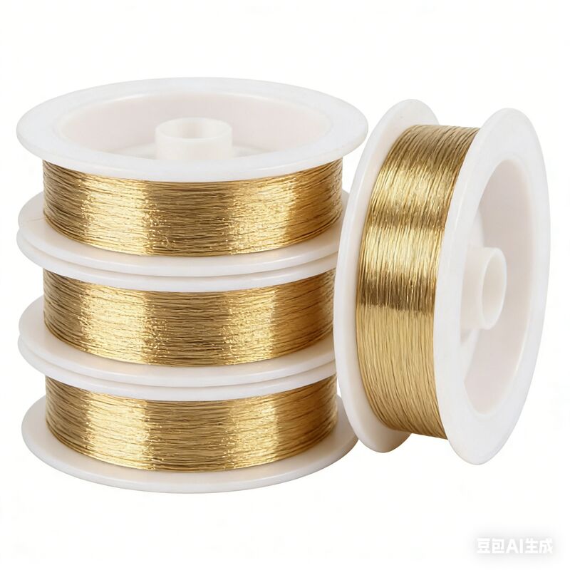 Độ tinh khiết cao 99,999% Ultra Fine 25μm/27μm Gold Coated Molybdenum Wire với độ bền nhiệt độ cao 450°C cho Microelectronics