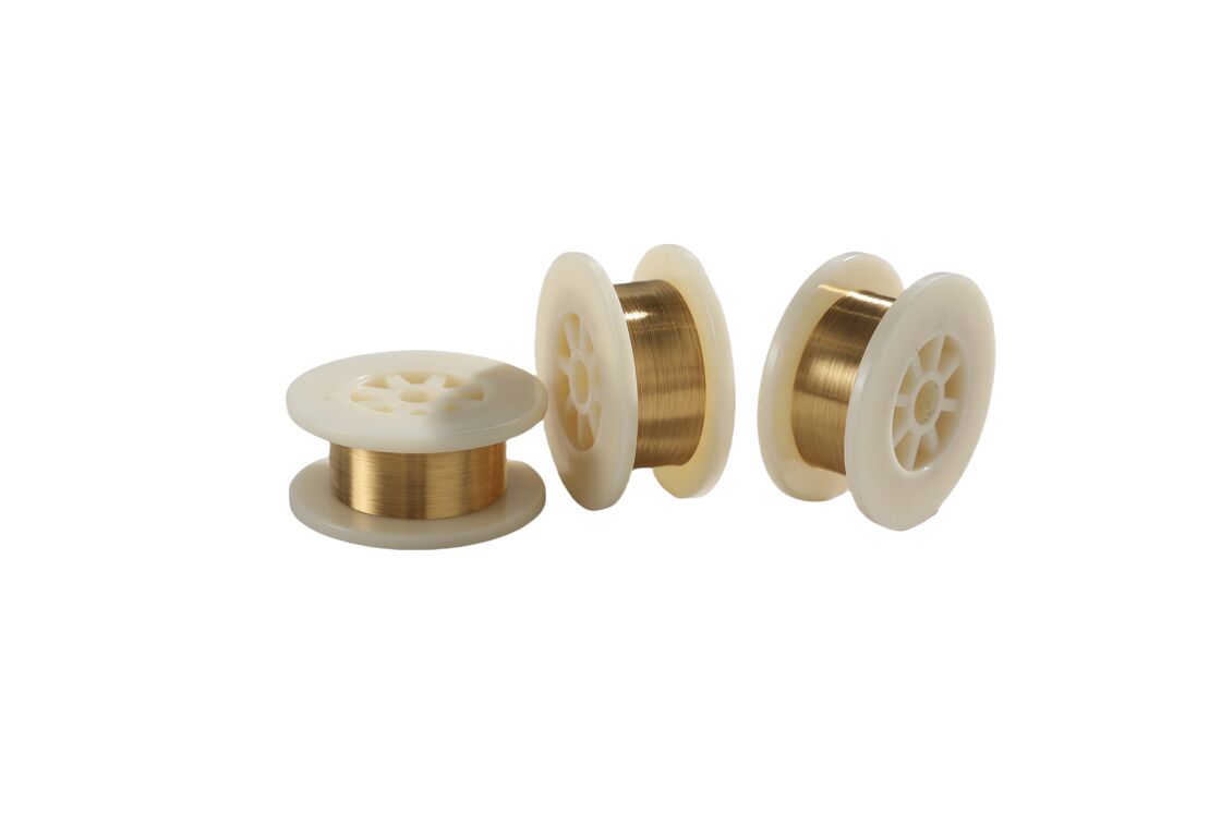 Dây vonfram mạ vàng có đường kính siêu nhỏ 0,0035mm cho các bộ phận vi mô điện tử chân không