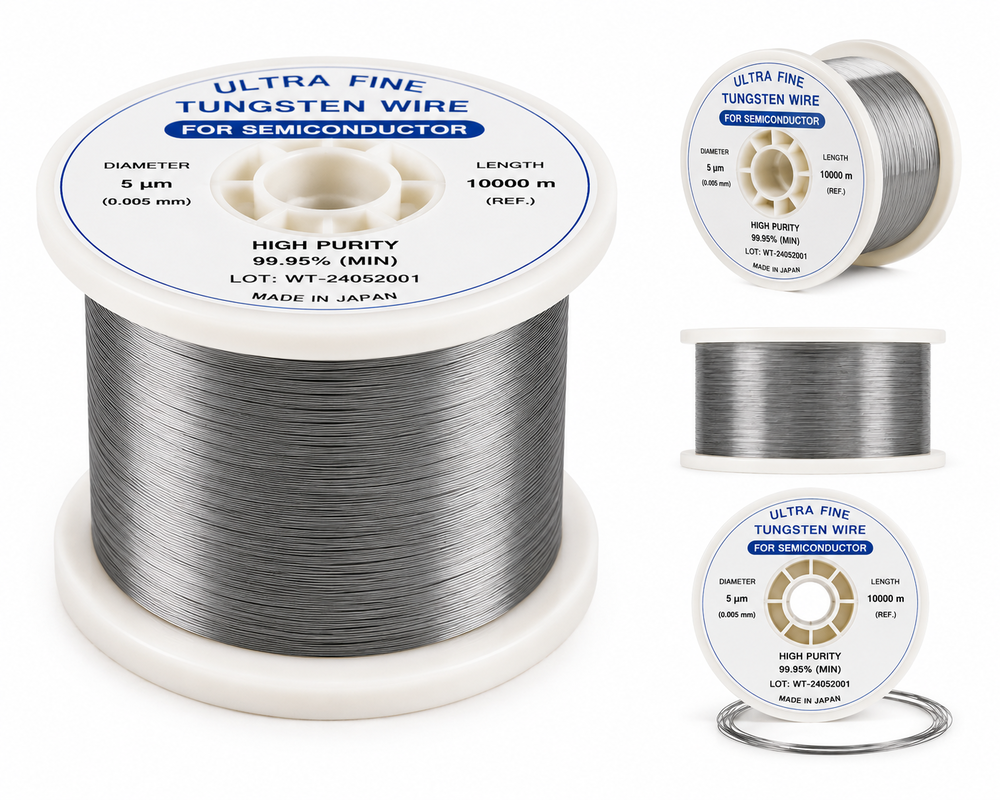 Sợi Tungsten siêu mịn chống ăn mòn cho dây vi mạch bán dẫn